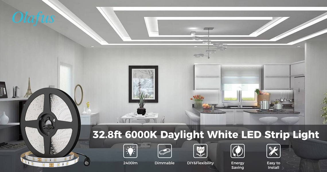 Daylight White 6000K LED Strips