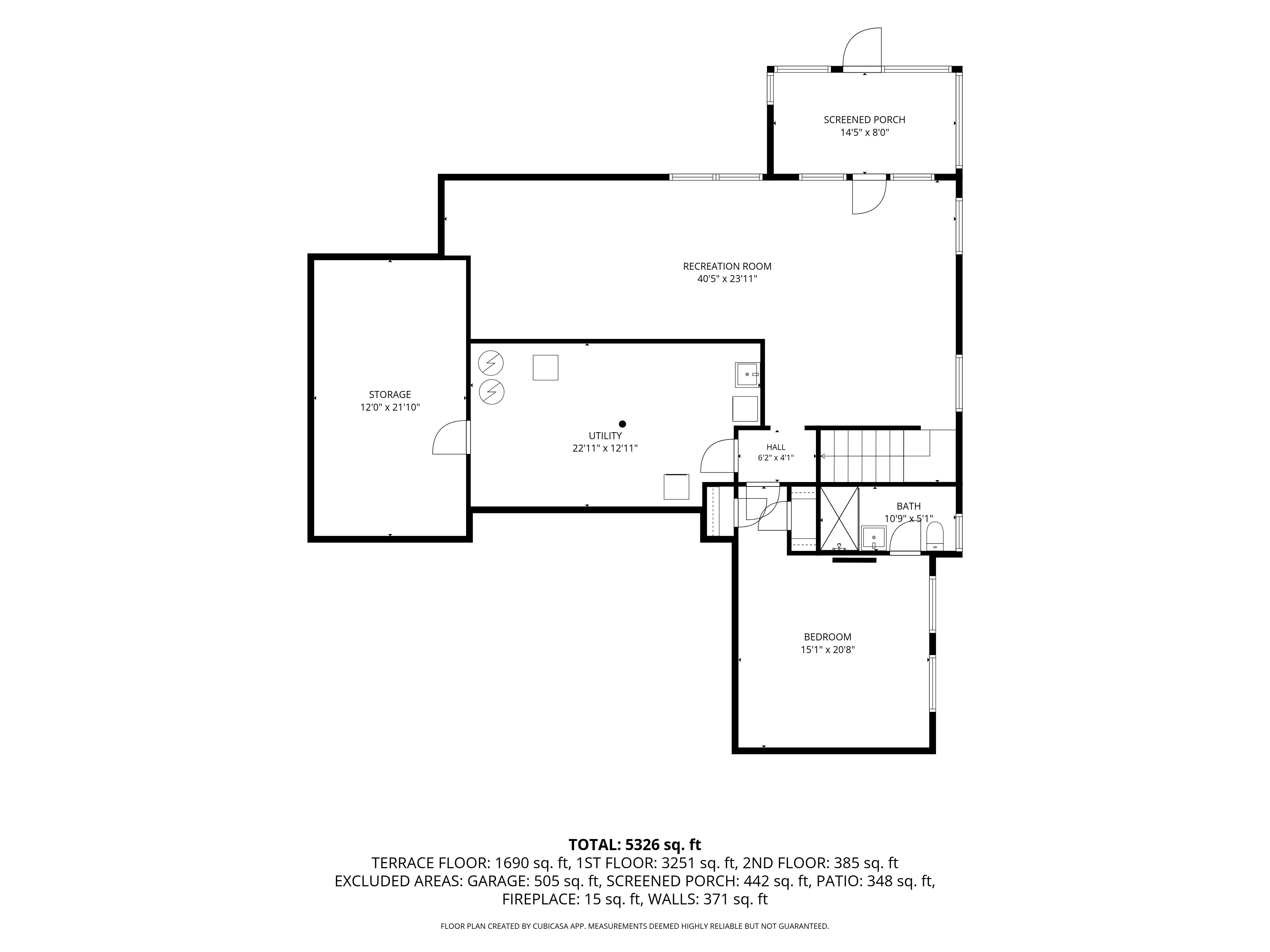 Floor Plan: Terrace Level