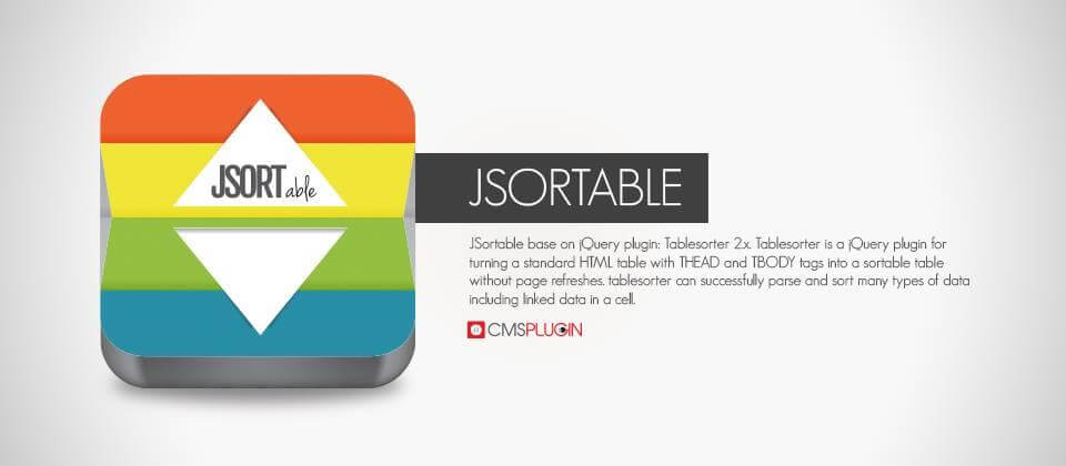 JSortable Content - таблицы в Joomla с сортировкой