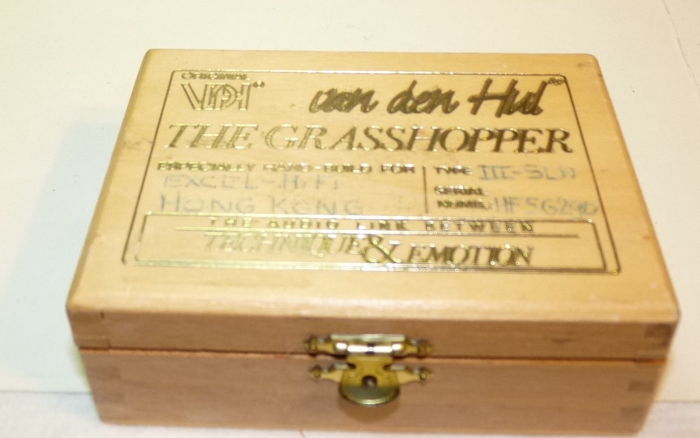 Van Den Hul Grasshopper III SLN rare top notch cartridge