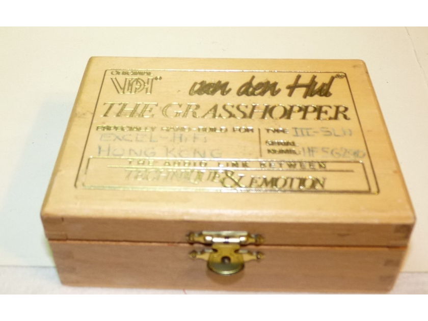 Van Den Hul Grasshopper III SLN rare top notch cartridge
