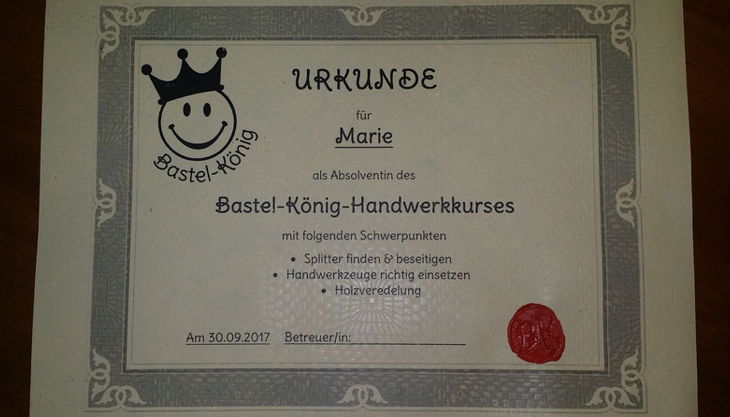 bastel könig urkunde