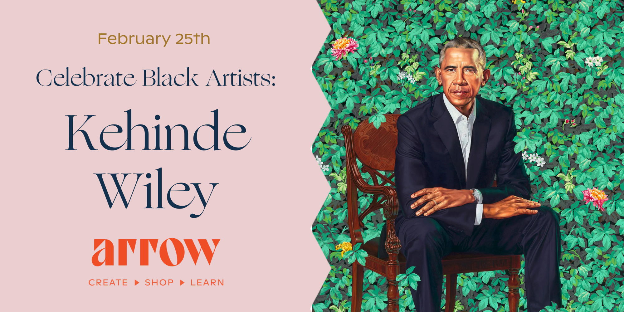 Celebrate Black Artists - Kehinde Wiley promotional image