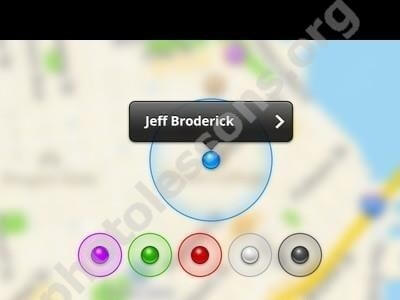 Маркеры карты в Фотошоп и формате .PSD