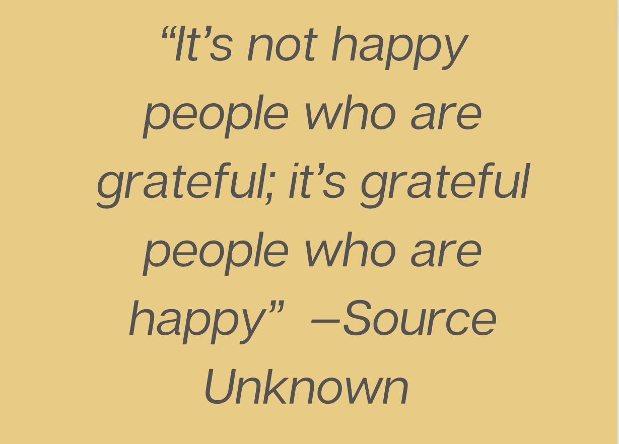 does gratitude make your life better