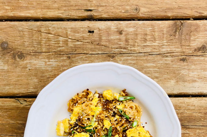 Ramen Noodles with Eggs