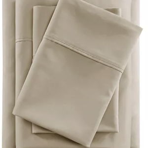 Khaki Beautyrest Cooling 600 Thread Count Cotton Blend 4-Pc. Sheet Sets - Macy's