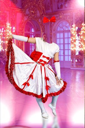 PSD исходник Фотошоп для монтажа - королева бала