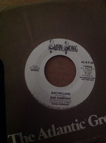 Bad Company - Electricland Swan Song Records Promo Mono...