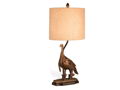  Turkey Table Lamp With Bronze Finish
