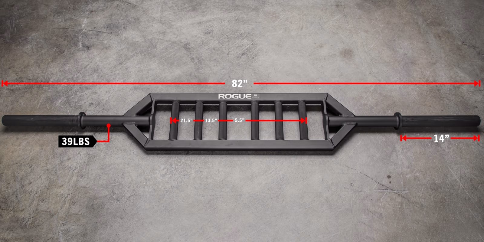 Rogue MG-1 Multi Grip Bar sizes