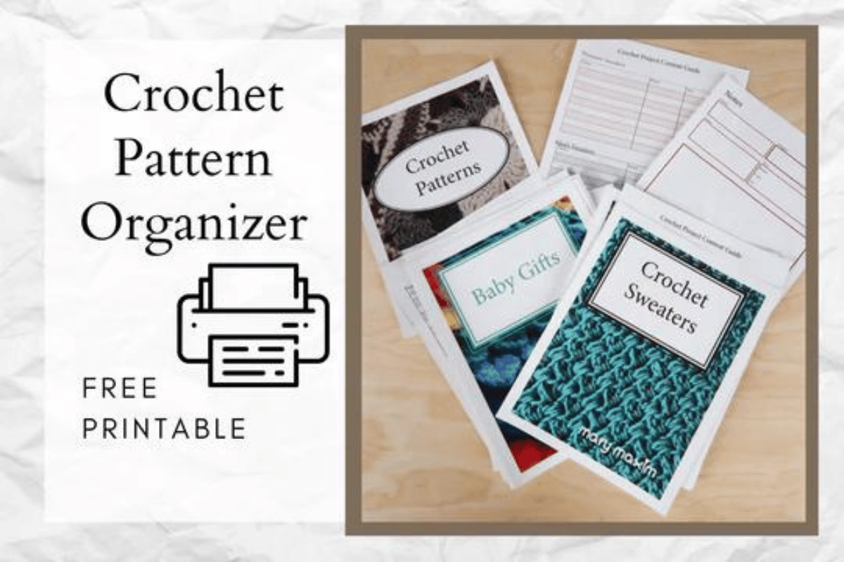 Crochet Pattern Organizer Blog Post