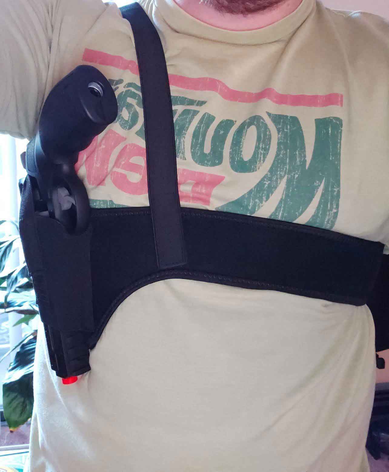 Dinosaurized | shoulder holster concealed carry | underarm gun holster | concealed carry shoulder holsters | pistol shoulder holster | shoulder sling holster | glock 43 minimalist holster | glock 19 shoulder holster | Praetorian shoulder & Belly holster | underarm holster | shoulder holster 1911 | shoulder carry holster| 100% concealed | Best holster for seated draw | Best holster for police officers | police shoulder holster||shoulder holster revolver | shoulder holster for revolver | shoulder holster for concealed carry | shoulder gun holster | Best holster for drivers | best women's shoulder holster |