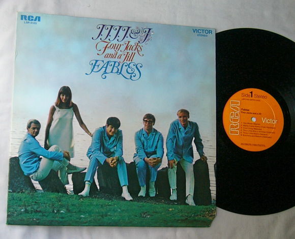FOUR JACKS & A JILL LP-- - FABLES--RARE ORIG 1968 LP - ...