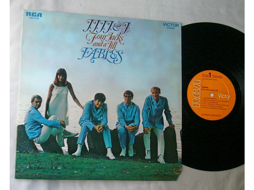 FOUR JACKS & A JILL LP-- - FABLES--RARE ORIG 1968 LP -    PSYCH FOLK - RCA Victor