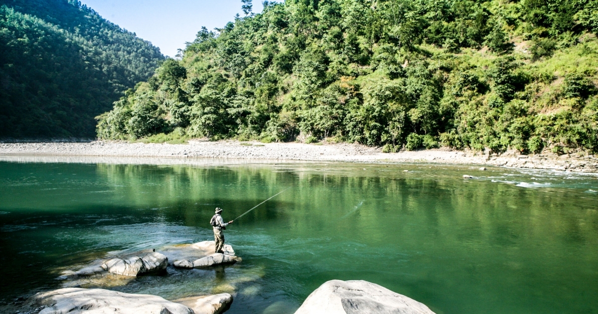 Fishing on Nayar river (catch and release basis)