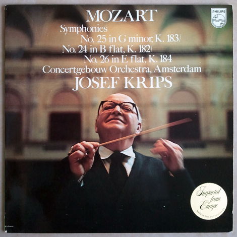 Philips/Josef Krips/Mozart - Symphonies Nos. 24, 25, 26...
