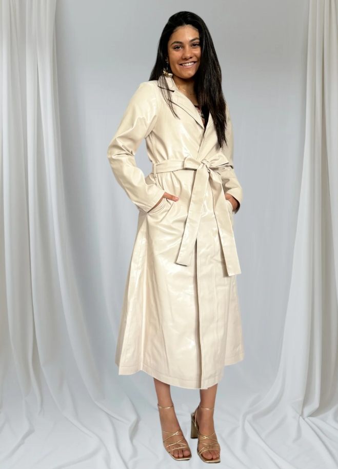 Lucia Vegan Trench Coat