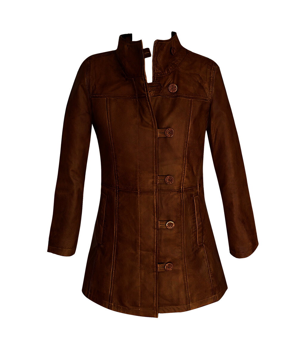 KATTY - Brown LEATHER