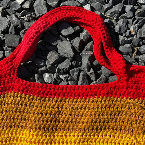 Reverse Rainbow Bag