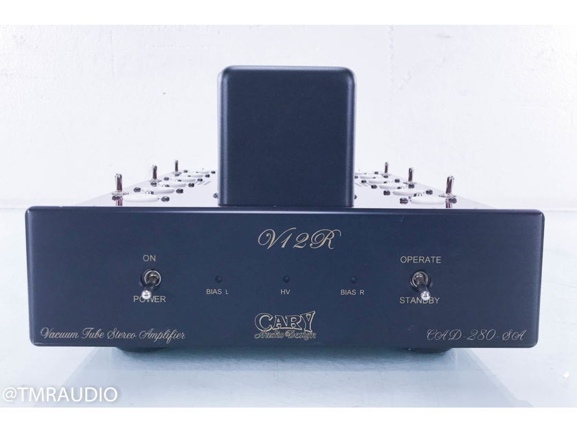Cary CAD-280-SA V12R Stereo Tube Power Amplifier AS-IS (No Tubes; Defective) (15166)