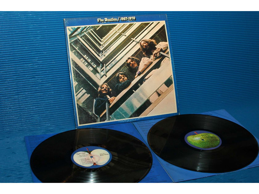 THE BEATLES  - "Blue Album 67-70" -  Apple 1973 'blue labels' Original
