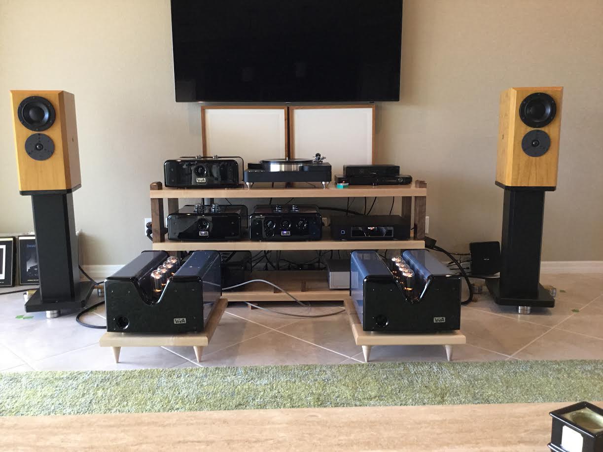 Customers system, made the stand and amp stands