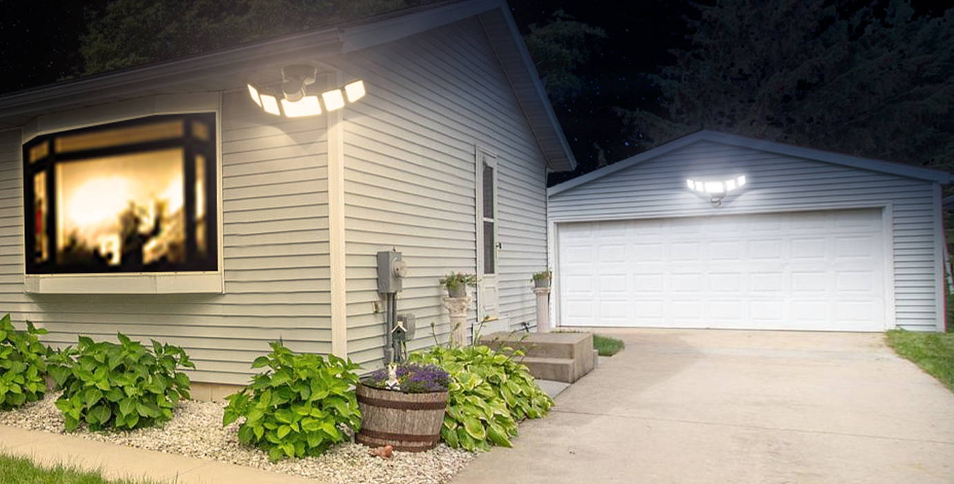 Backyard 5 Heads 55W WIFI LED Home Security Lights 