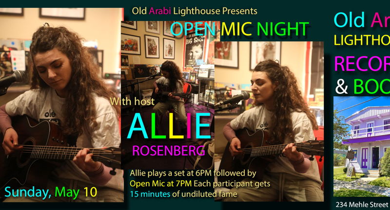 Open Mic with guest host Allie Rosenberg