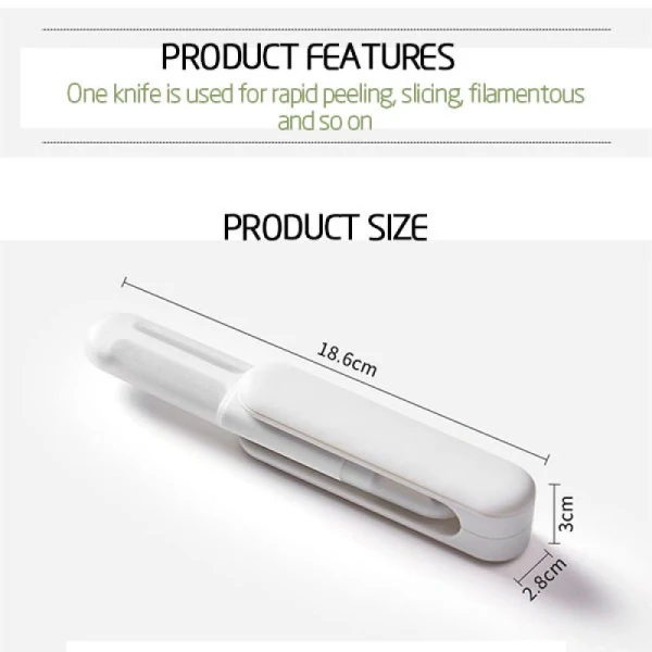 3 In 1 Multifunctional Rotary Paring Knife 360 - Image 6