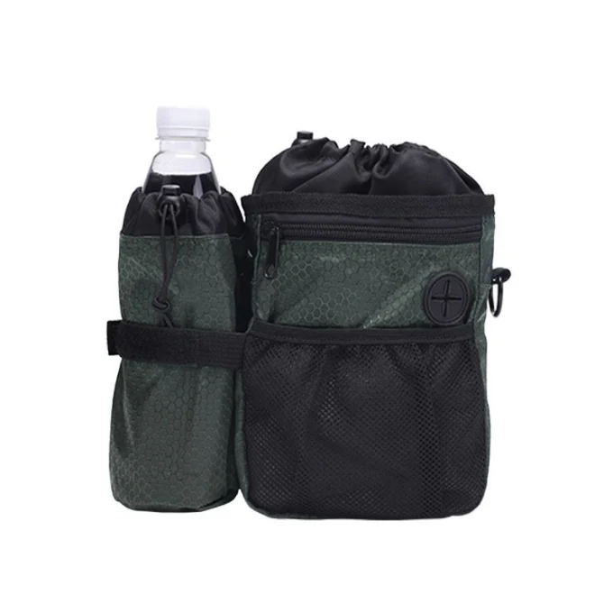 Multi-Functional Dog Training Pouch - Hands-Free Treat & Kibble Bag with Poop Bag Dispenser