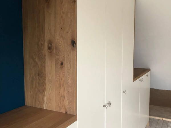 Inbouwkasten op maat, klantproject Houtenmeubelshop