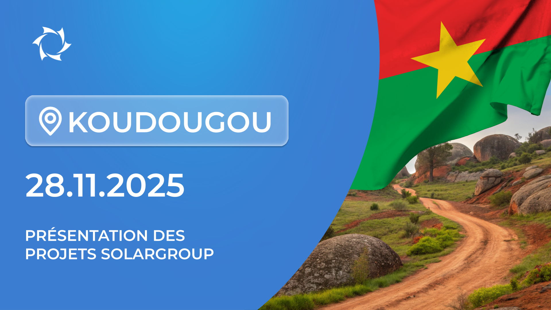 Présentation des projets SOLARGROUP à KOUDOUGOU au BURKINA FASO