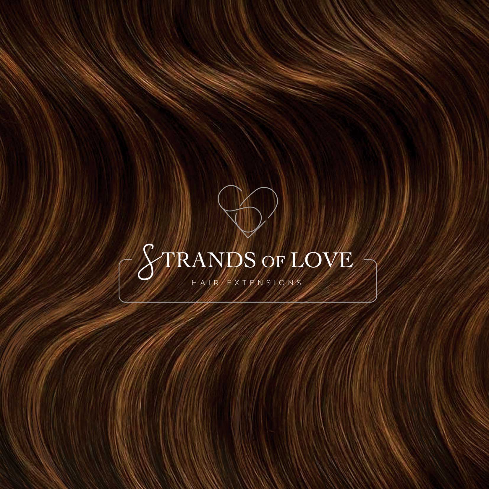 Strands Of Love Hair Extensions Colour Chestnut Natural Brown