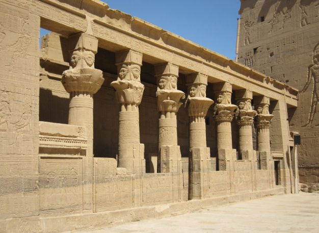 The towering Temple of Horus at Edfu