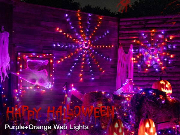 Ollny's 640 leds clear cable string lights can switch from warm white to 3 multi-colors