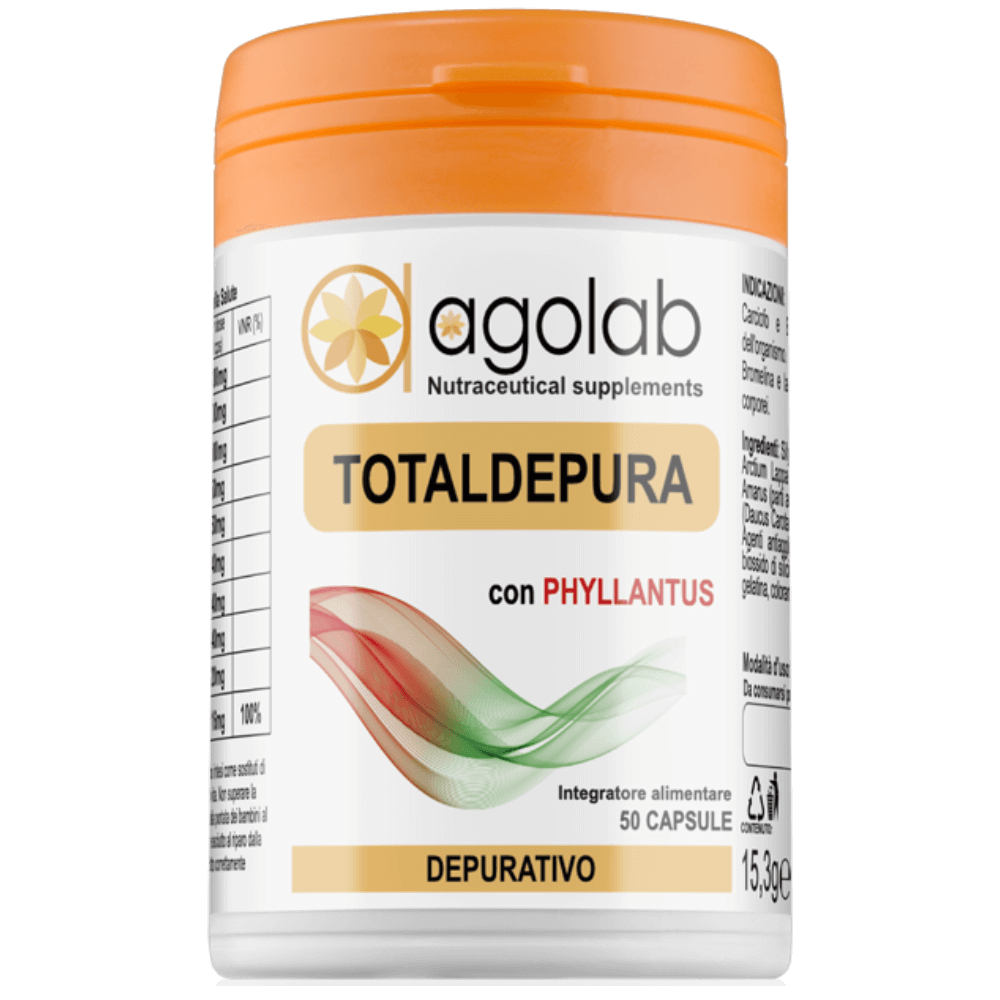 Totaldepura detox purificante detossinante depurativo naturale bio agolab nutraceutica integratore alimentare