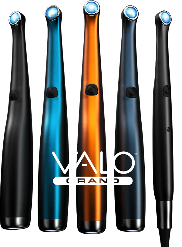 VALO grand curing lights different colours