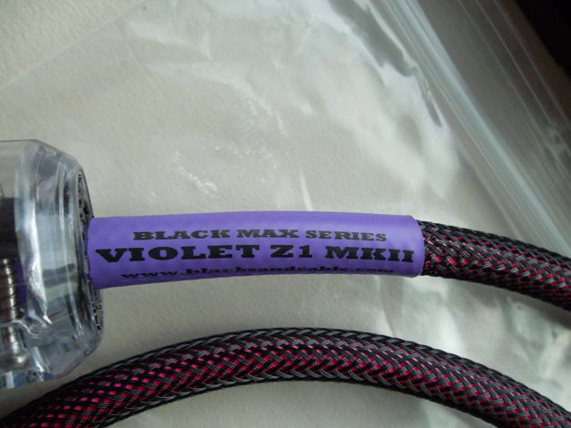 BLACK SAND CABLE Violet Z1 MKII 1 meter BRAND NEW !!!!!