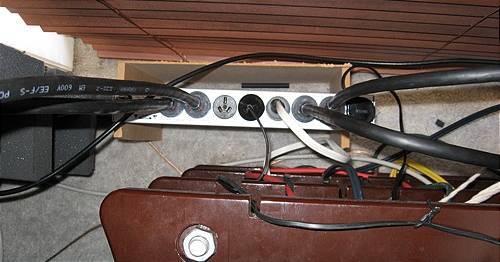 Serious power cords+ Exact power board