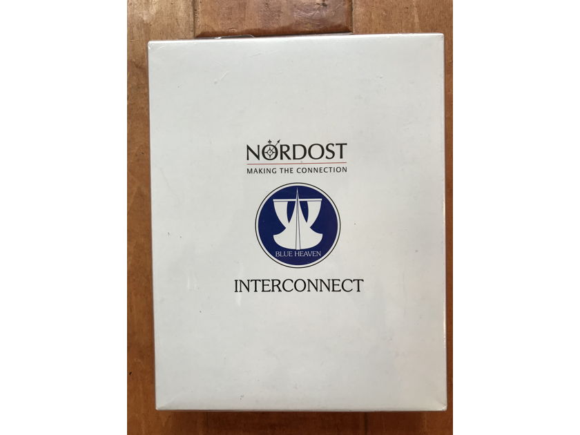 Nordost Blue Heaven Analog RCA Interconnects (0.6m) - NEW IN BOX!