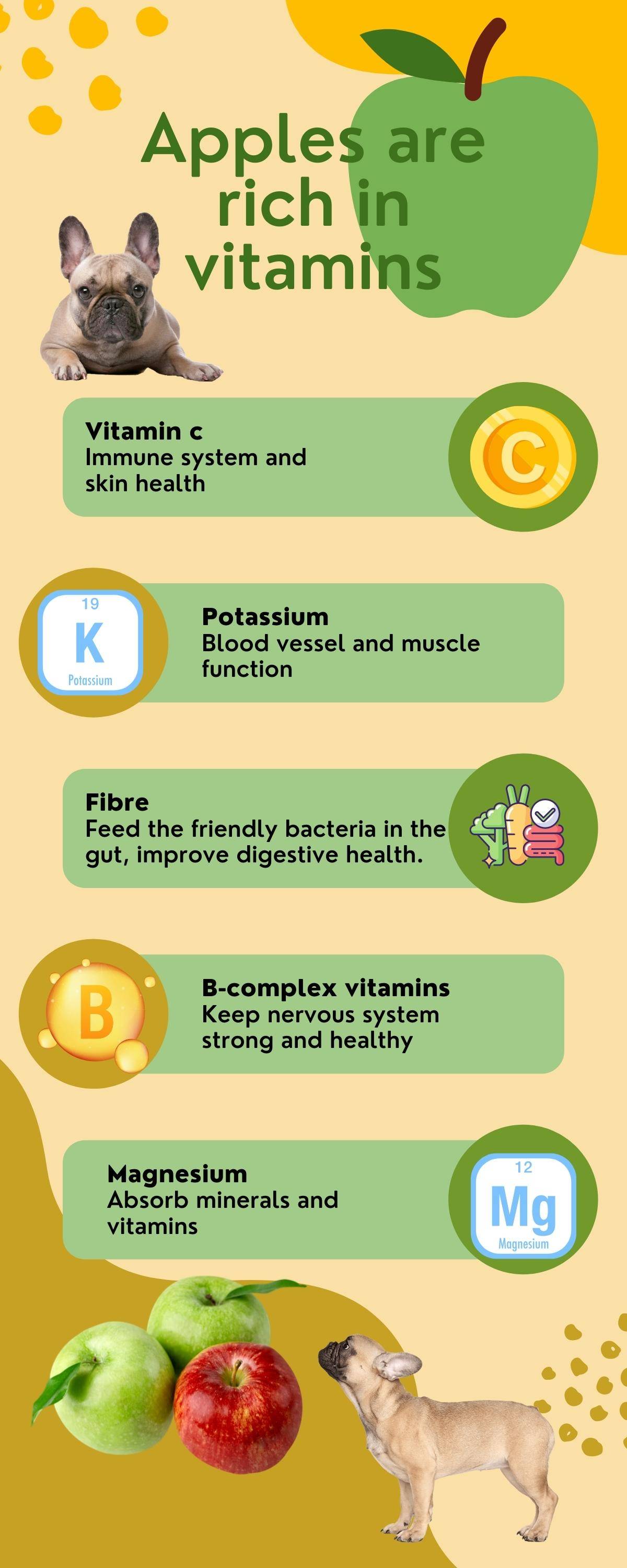 benefits of apples for french bulldogs