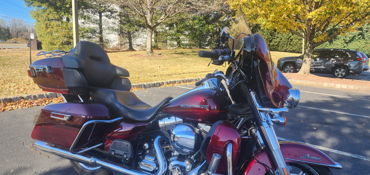 2016 HARLEY-DAVIDSON TOURING ELECTRA GLIDE ULTRA CLASSIC (COLOR OPTION) motorcycle for rent near Montgomery, NJ