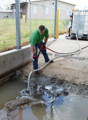 Turn your pressure washer into a sludge sucking machine