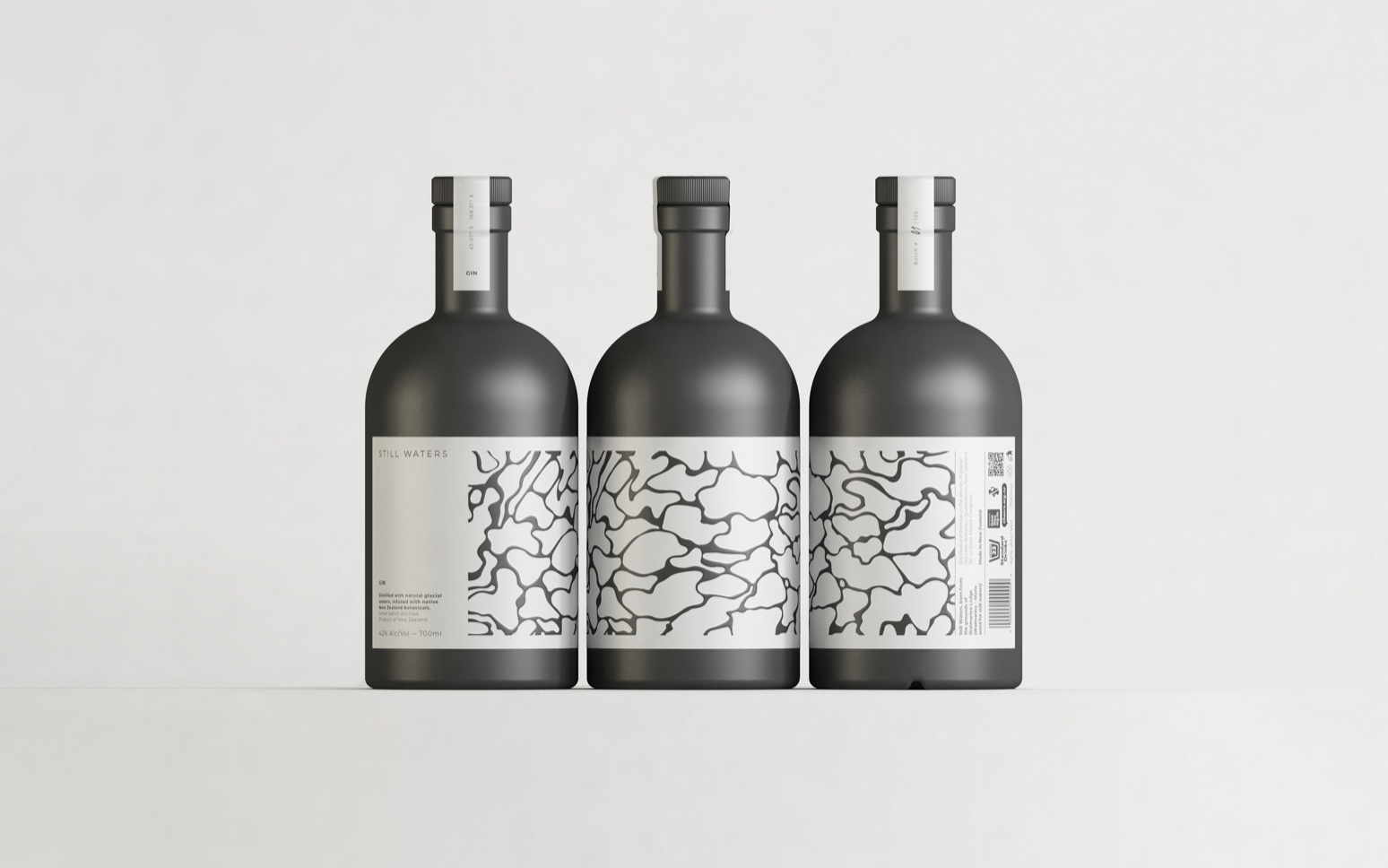 Still Waters’ Packaging Features A Pattern Inspired By The Glaciers