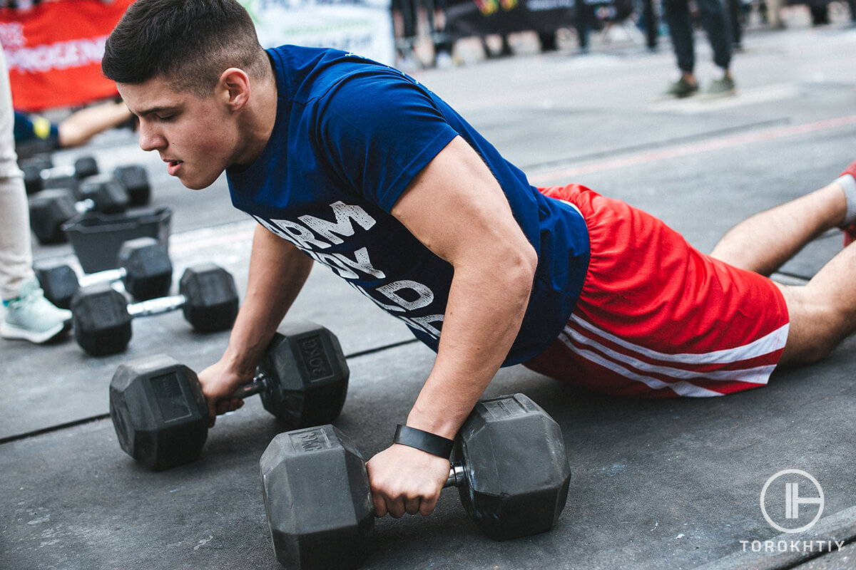 Dumbbell workout Dumbbell workout
