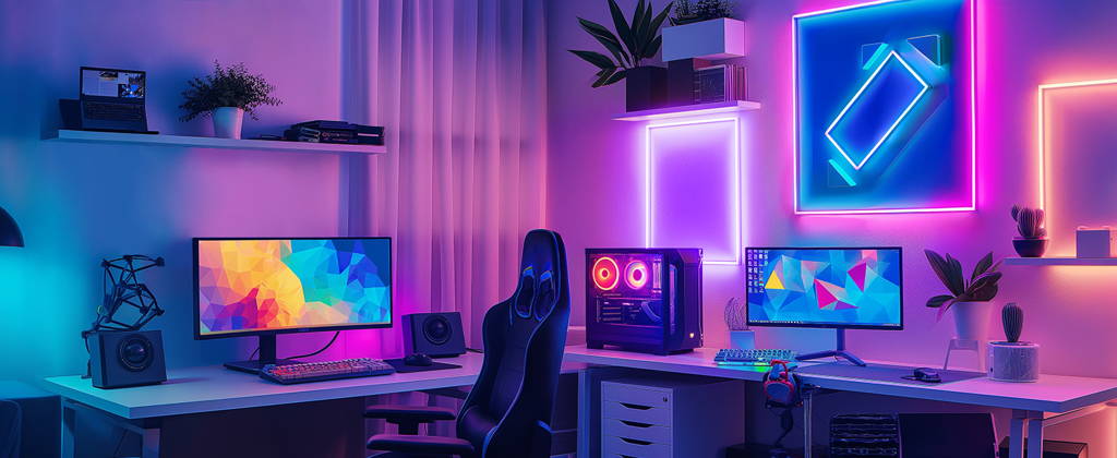 LED strip installation