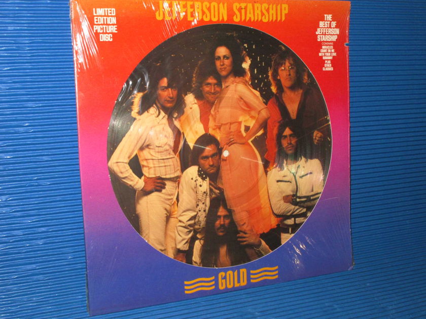 JEFFERSON STARSHIP   - "GOLD" - Grunt 1979  Limited Edition 'Picture Disk' SEALED