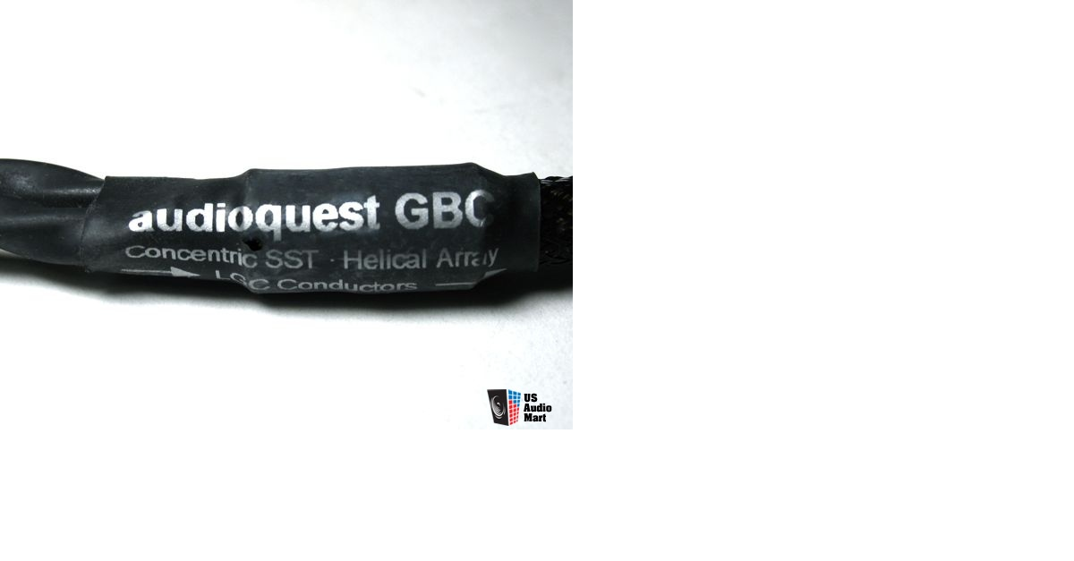 AudioQuest GBC speaker cables 8ft pair gre... For Sale Audiogon