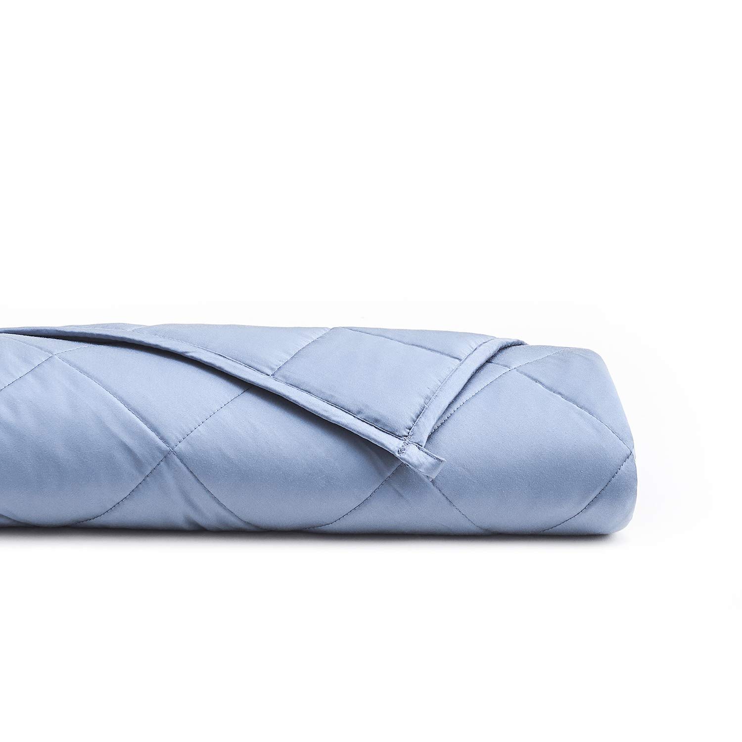 Weighted Blanket // Minky + Bamboo Cover // Blue (7lbs ...